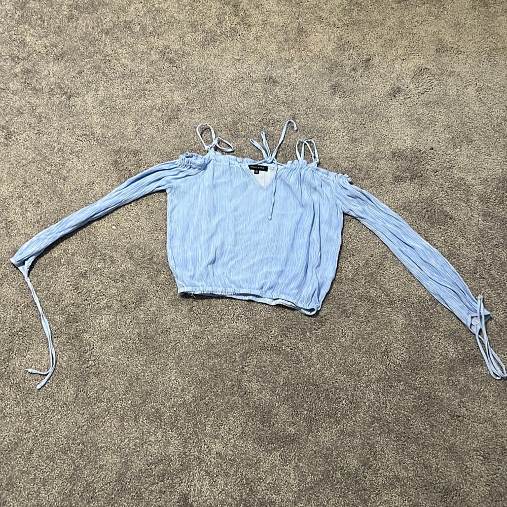 Kendall and Kylie striped long sleeve